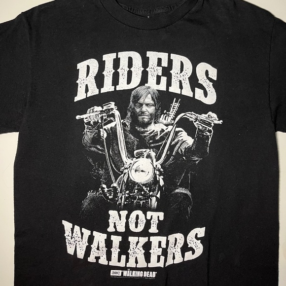 Official AMC The Walking Dead “Riders Not Walkers” T-Shirt Size M - Picture 1 of 6
